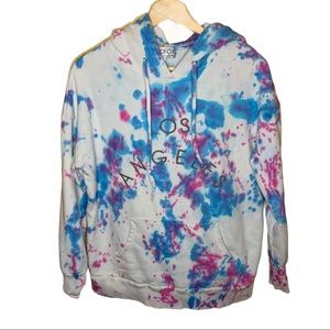 WildFox Tie Dye Los Angeles Hoodie Size XS